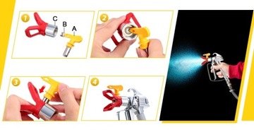 Покрасочное сопло высокого давления Модель 217 ФИЛЬТР Покрасочный пистолет