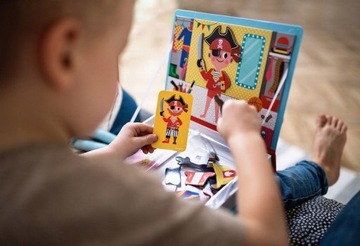 JANOD MAGNETIBOOK KOSTIUMY CHŁOPIEC Układanka