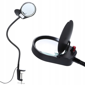 3X / 10X Lampa ze szkłem powiększającym
