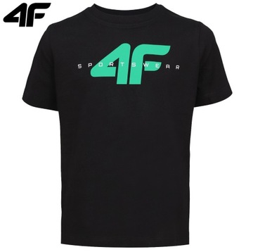 ФУТБОЛКА ДЛЯ МАЛЬЧИКОВ 4F ДЕТСКАЯ ФУТБОЛКА M1113 ХЛОПОК BASIC SPORTS 146