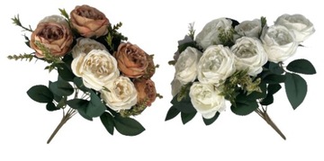 ИСКУССТВЕННЫЕ ЦВЕТЫ ПИОН-МИКС БУКЕТ 35СМ