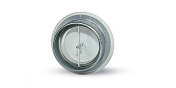 Металлическая решетка воздухоотвода анемостат 125 мм + РАМА