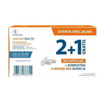 Ducray Anacaps Reactiv 3 x 30 kaps.