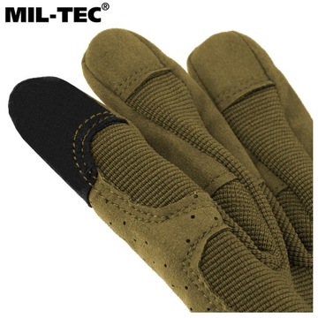 Rękawice rękawiczki taktyczne strzeleckie Mil-Tec Touch olive L