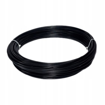 ЧЕРНЫЙ АЛЮМИНИЕВЫЙ МОЛНИЕВЫЙ ПРОВОД 8 мм fi8 - ПО МЕТРАМ - для громоотвода