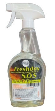 Czym szybko usunąć zapach stęchlizny wilgoci pleśni spray FRESHTEK SOS 0,5L