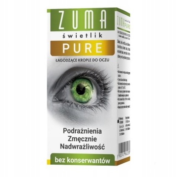 Zuma Świetlik Pure Krople Nawilżające Do Oczu 10ml