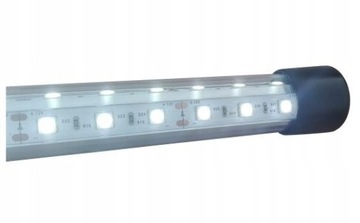 АЛЮМИНИЕВЫЙ МИНИ АЛЮМИНИЕВЫЙ АКВАРИУМ КРЫШКА 80х35см 18Вт LED 17 ЦВЕТОВ