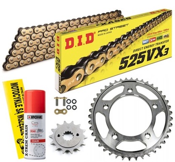ZESTAW NAPĘD-OWY DID KTM ADVENTURE LC8 950 990 1050 1190 1290