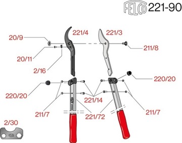 FELCO 221-90 - ПРЕДОХРАНИТЕЛЬ