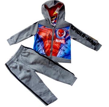 СПОРТИВНЫЙ КОСТЮМ MARVEL ЧЕЛОВЕКА-ПАУКА 8 лет 128 см С УТЕПЛЕНИЕМ