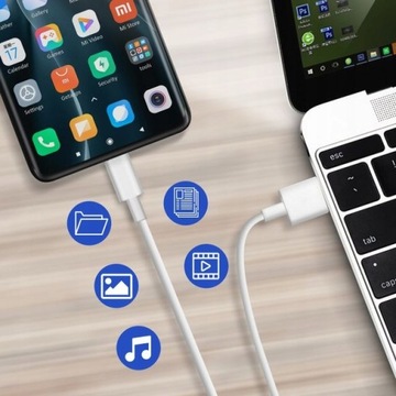 ОРИГИНАЛЬНОЕ БЫСТРОЕ СЕТЕВОЕ ЗАРЯДНОЕ УСТРОЙСТВО XIAOMI + КАБЕЛЬ USB-C QC 3.0 22,5 Вт, 3 А