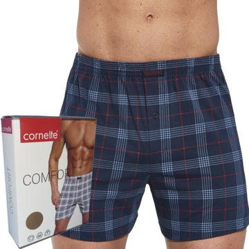 CORNETTE bokserki COMFORT box luźne 002/255 kratka