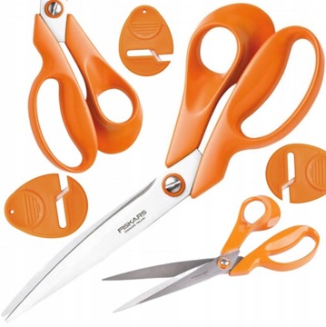 Nożyce nożyczki FISKARS uniwersalne CLASSIC z ostrzałka gładzik 27 CM