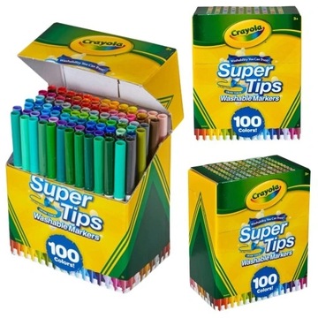 Pisaki Crayola 100 szt, szt.