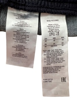 Темно-синие мужские джинсы премиум-класса ARMANI, размер XL/XXL