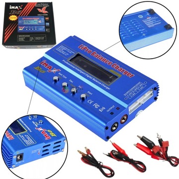 IMAX B6 AC Ładowarka Akumulatorów LiPo Mikroprocesor 230V 6A 80W z POLSKi