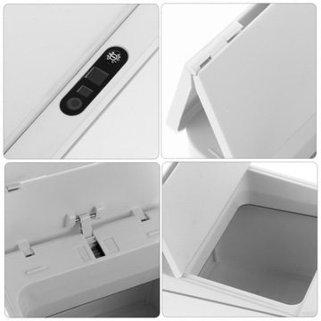 Коробка с закусками в машине, в спальне, в мусорном баке.