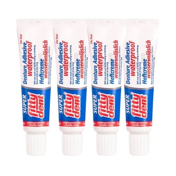 4x FITTYDENT SUPER MOCNY KLEJ DO PROTEZ 40G