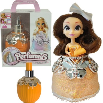 Perfumies Laleczka lalka we flakonie perfum Ella Jada Orange zmiana koloru