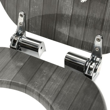 СИДЕНЬЕ ДЛЯ УНИТАЗА МЕДЛЕННО ЗАКРЫВАЮЩЕЕСЯ МДФ UNI