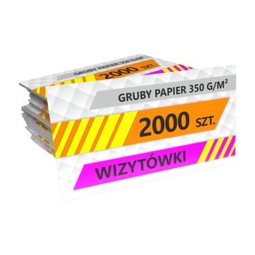 Wizytówki 2000 sztuk