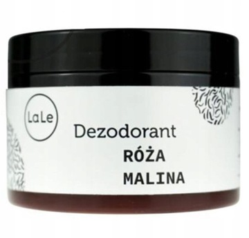 LA-LE DEZODORANT W KREMIE BEZ SODY RÓŻA MALINA 150ML NATURALNY