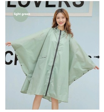 Мода Aldult легкий полиэстер водонепроницаемый длинный плащ женский дождь