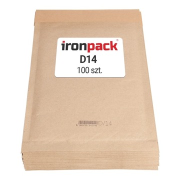 Пузырьковые конверты D14 КОРИЧНЕВЫЕ 14D Воздушные конверты 100 ШТ. ПРОЧНЫЕ