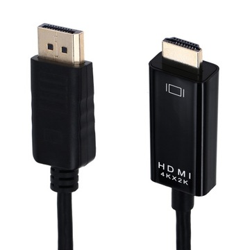 Кабель DISPLAY PORT — HDMI, переходной кабель DP DisplayPort 4K, 1,8 м — PAWONIK
