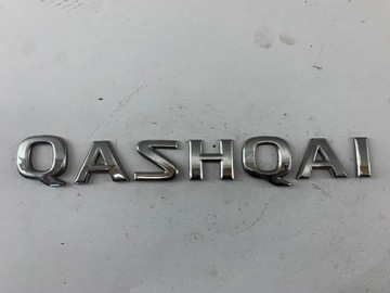 NISSAN QASHQAI J10 LOGO NÁPIS KRYT KUFRU CHRÓM