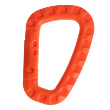 KARABIŃCZYK PLASTIKOWY SURVIVAL POMARAŃCZOWY