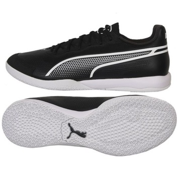 Czarne Skóra naturalna Buty Halowe Puma r.41