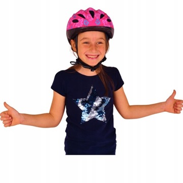 Kask rowerowy dziecięcy S 48-52cm regulacja siatka