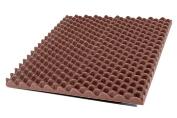Panel akustyczny SAMOPRZYLEPNY pianka 50x50 fala gofry 3cm sinusoida