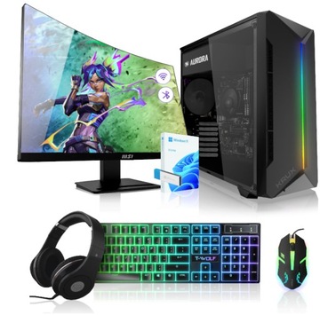 ZESTAW KOMPUTER GAMINGOWY EVO X7|RYZEN 5|VEGA 11|16GB|WiFi + BT|1TB|WIN11