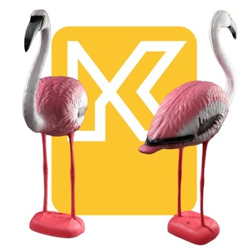 Фигура садовая статуэтка 80 см украшения птицы пламен