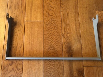 Ramię Odzieżowe Owalne Długie Uchwyt na Wieszaki System Naścienny 63,4 cm