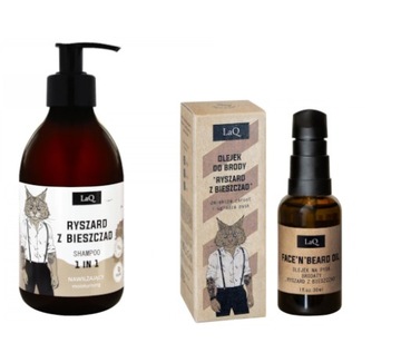 LAQ RYSZARD ZESTAW SZAMPON 300ml + OLEJEK 30ml