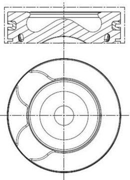 MAHLE 039 PI 00128 000 PÍST