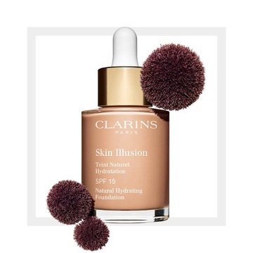 Clarins Skin Illusion 107 Beige, SPF 15