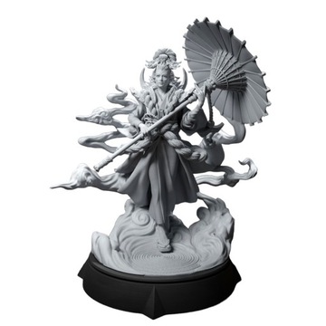 Yana Muto gejsza geisha wiedźma figurka rpg dnd D&D druk 3d 12k