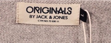 JACK AND JONES sweter gray THOMAS _ L