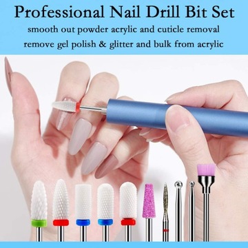 НАБОР КЕРАМИЧЕСКИХ И АЛМАЗНЫХ ФРЕЗ 10 ШТ.