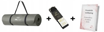 MATA DO ĆWICZEŃ JOGA FITNESS MIĘKKA GRUBA KARIMATA DUŻA 1,5 CM NBR FIT.ME