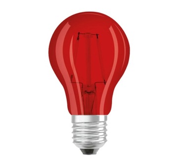 CZERWONA ŻARÓWKA LED 220V 5W DEKORACJA HALLOWEEN