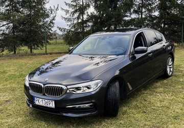 BMW Seria 5 G30-G31 Limuzyna 520d 190KM 2018 BMW Seria 5 X DRIVE automat, skora, podgrzewane fotele, okazja 2.0, zdjęcie 2