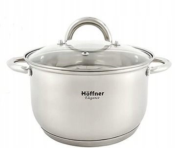 НАБОР ПОТС HOFFNER 12 шт. ГАЗОВАЯ ИНДУКЦИЯ 5xДНО 4450