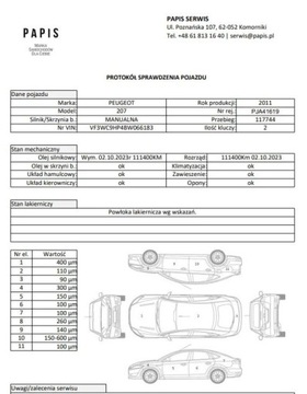 Peugeot 207 Hatchback 5d 1.6 HDi FAP 92KM 2011 Peugeot 207 1.6 Diesel Klimatyzacja Tempomat I..., zdjęcie 21