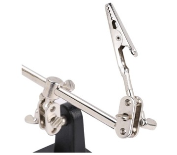 НАБОР ДЛЯ ПАЙКИ С УВЕЛИЧЕНИЕМ РУЧКА ТРЕТЬЕГО РУКА ЗАЖИМЫ «КРОКОДИЛ» 60 ММ 2,5X